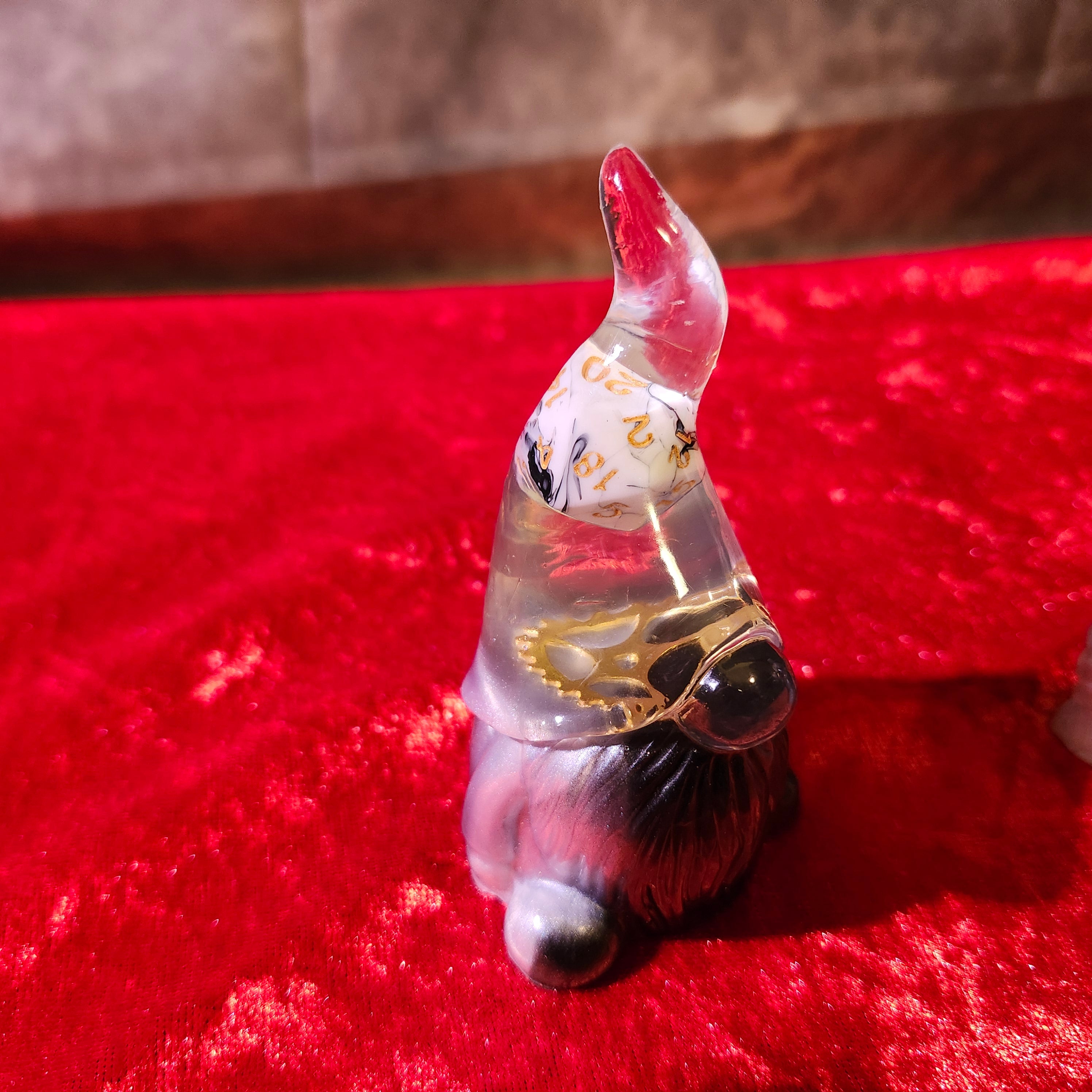 The Crit Guardians — Handcrafted 3D Resin D20 Fantasy Gnome Set