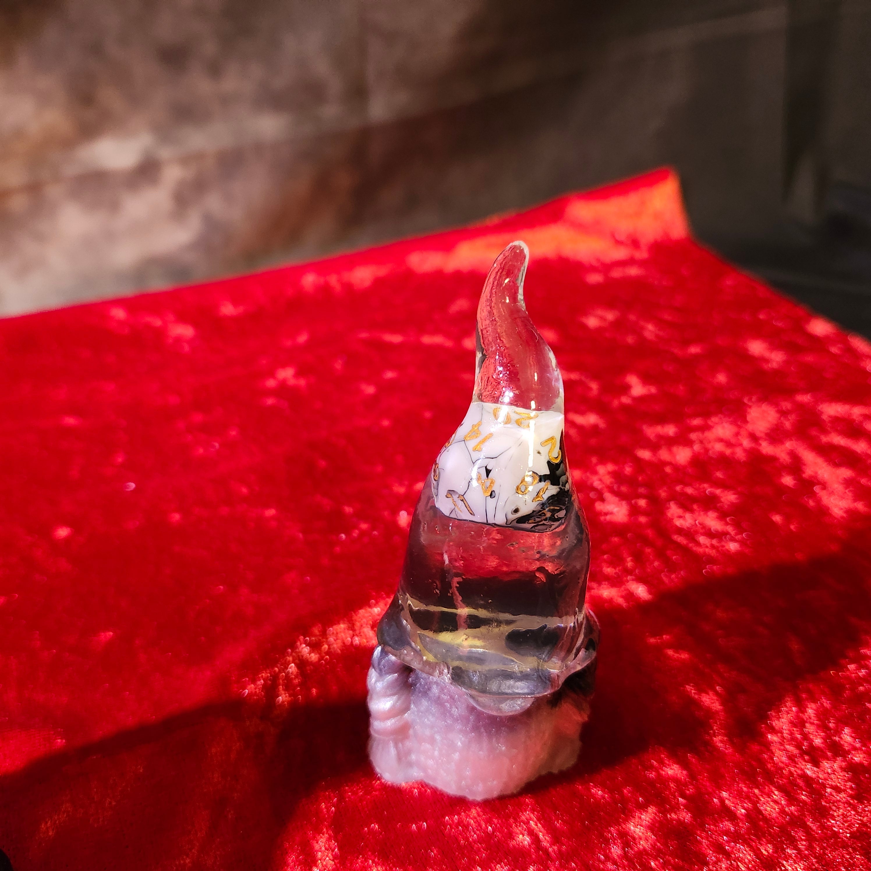 The Crit Guardians — Handcrafted 3D Resin D20 Fantasy Gnome Set